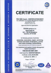 Certifik�t