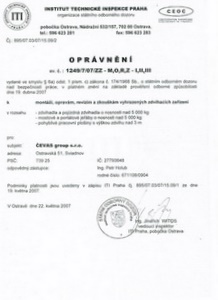 Certifik�t